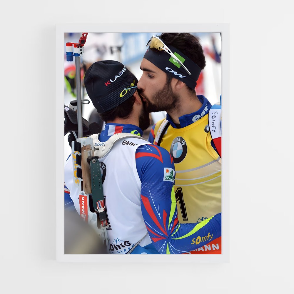 Poster Baisers d'Hiver – affiche Biathlon (vue 3)